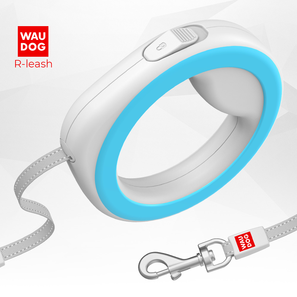 WAUDOG ring-shaped retractable leash